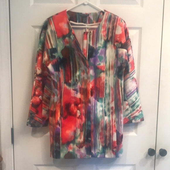 Chelsea & Theodore size M zip front jacket - Picture 1 of 4